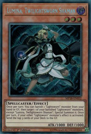 Lumina, Twilightsworn Shaman (Secret Rare) [MP18-EN052] 1st Edition