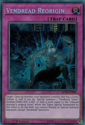 Vendread Reorigin (Secret Rare) [MP18-EN090] 1st Edition