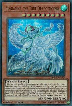 Mariamne, the True Dracophoenix (Ultra Rare) [MP18-EN005] 1st Edition