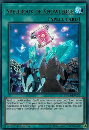 Spellbook of Knowledge (Ultra Rare) [MP18-EN076] 1st Edition