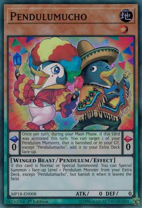 Pendulumucho (Super Rare) [MP18-EN008] 1st Edition