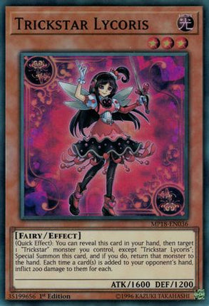 Trickstar Lycoris (Super Rare) [MP18-EN036] 1st Edition