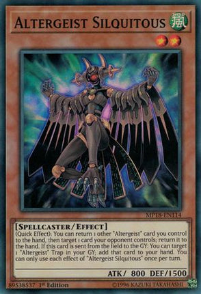 Altergeist Silquitous (Super Rare) [MP18-EN114] 1st Edition