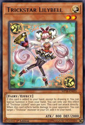 Trickstar Lilybell (Rare) [MP18-EN035] 1st Edition