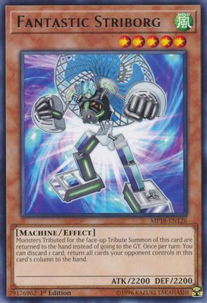 Fantastic Striborg (Rare) [MP18-EN126] 1st Edition