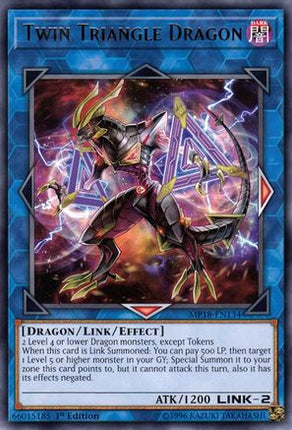 Twin Triangle Dragon (Rare) [MP18-EN134] 1st Edition