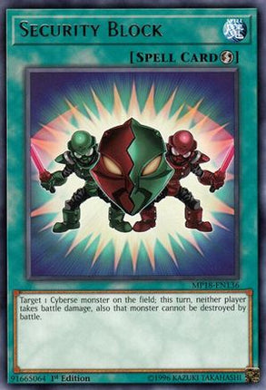 Security Block (Rare) [MP18-EN136] 1st Edition
