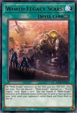 World Legacy Scars (Rare) [MP18-EN205] 1st Edition