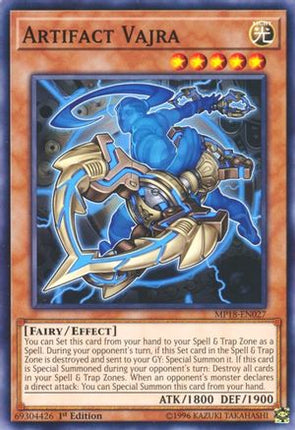 Artifact Vajra (Common / Short Print) [MP18-EN027] 1st Edition