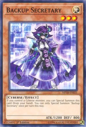 Backup Secretary (Common / Short Print) [MP18-EN031] 1st Edition