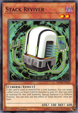 Stack Reviver (Common / Short Print) [MP18-EN032] 1st Edition