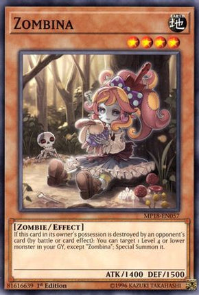 Zombina (Common / Short Print) [MP18-EN057] 1st Edition