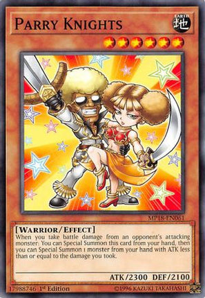 Parry Knights (Common / Short Print) [MP18-EN061] 1st Edition
