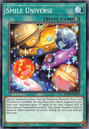 Smile Universe (Common / Short Print) [MP18-EN072] 1st Edition