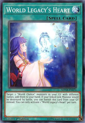 World Legacy's Heart (Common / Short Print) [MP18-EN074] 1st Edition