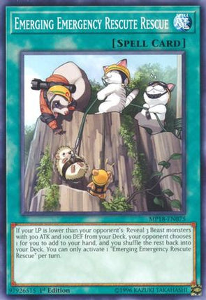 Emerging Emergency Rescute Rescue (Common / Short Print) [MP18-EN075] 1st Edition