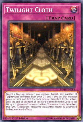 Twilight Cloth (Common / Short Print) [MP18-EN083] 1st Edition