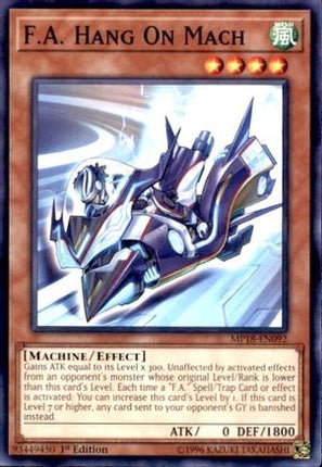 F.A. Hang On Mach (Common / Short Print) [MP18-EN092] 1st Edition
