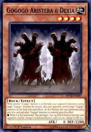 Gogogo Aristera & Dexia (Common / Short Print) [MP18-EN097] 1st Edition