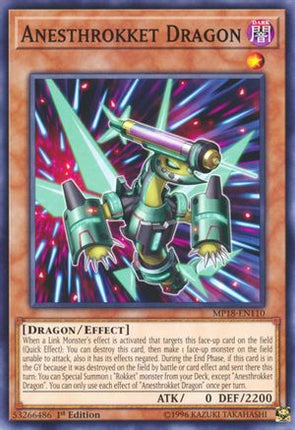 Anesthrokket Dragon (Common / Short Print) [MP18-EN110] 1st Edition