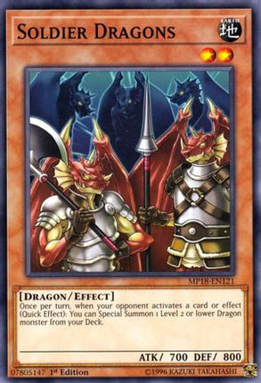 Soldier Dragons (Common / Short Print) [MP18-EN121] 1st Edition