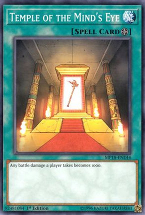 Temple of the Mind's Eye (Common / Short Print) [MP18-EN144] 1st Edition