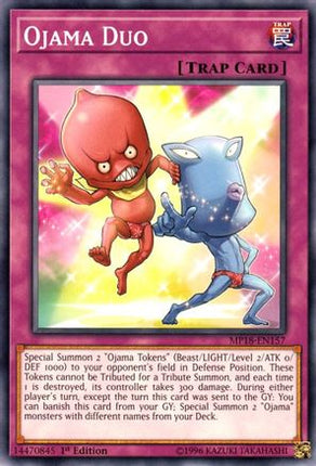 Ojama Duo (Common / Short Print) [MP18-EN157] 1st Edition