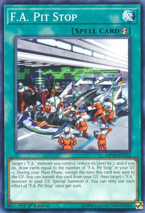 F.A. Pit Stop (Common / Short Print) [MP18-EN162] 1st Edition