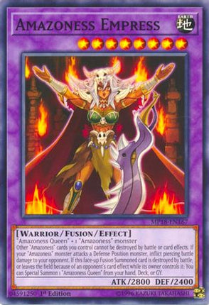 Amazoness Empress (Common / Short Print) [MP18-EN167] 1st Edition