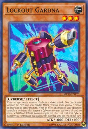 Lockout Gardna (Common / Short Print) [MP18-EN170] 1st Edition