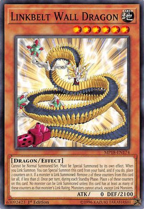 Linkbelt Wall Dragon (Common / Short Print) [MP18-EN174] 1st Edition