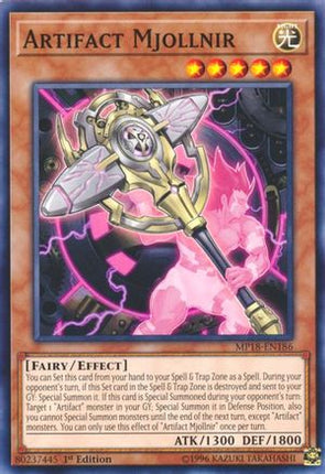 Artifact Mjollnir (Common / Short Print) [MP18-EN186] 1st Edition