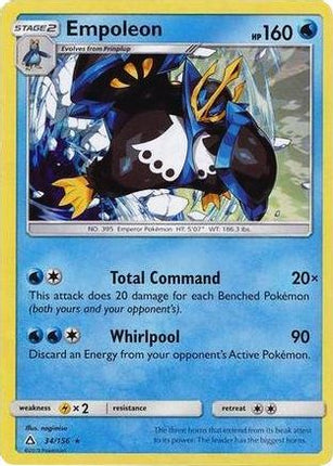 Empoleon - 34/156 (Cracked Ice Holo) [Deck Exclusives] Holofoil