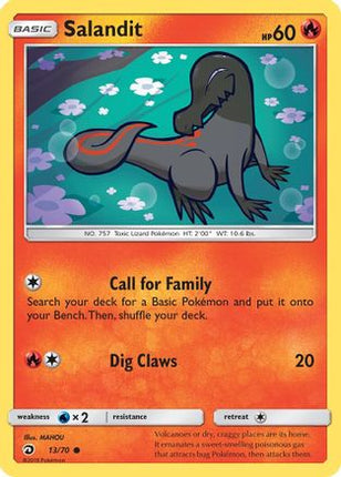 Salandit - 13/70 [Dragon Majesty] Reverse Holofoil