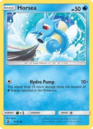 Horsea (16) - 16/70 [Dragon Majesty] Reverse Holofoil