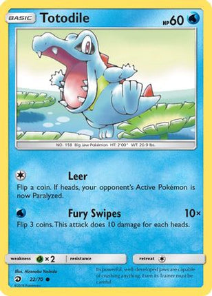 Totodile - 22/70 [Dragon Majesty]