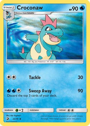 Croconaw - 23/70 [Dragon Majesty] Reverse Holofoil