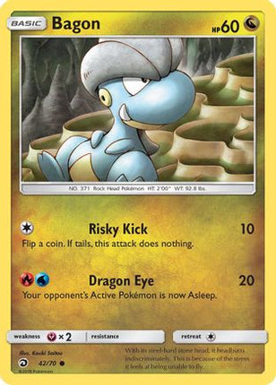 Bagon - 42/null [Dragon Majesty] Reverse Holofoil