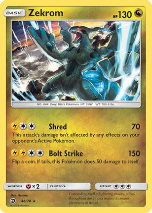 Zekrom - 46/70 [Dragon Majesty] Holofoil