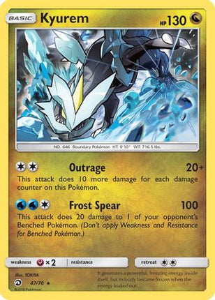 Kyurem - 47/70 [Dragon Majesty] Holofoil