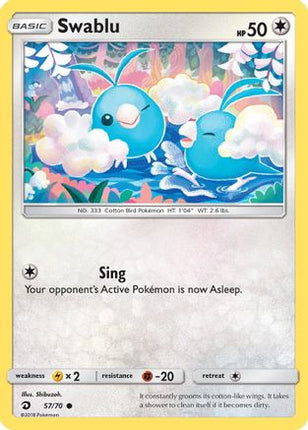 Swablu (57) - 57/70 [Dragon Majesty]