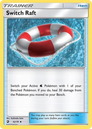 Switch Raft - 62/70 [Dragon Majesty] Reverse Holofoil