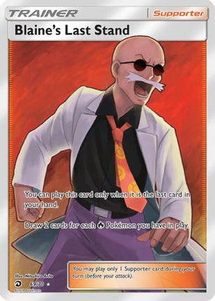 Blaine's Last Stand (Full Art) - 69/null [Dragon Majesty] Holofoil