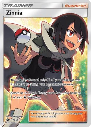 Zinnia (Full Art) - 70/null [Dragon Majesty] Holofoil