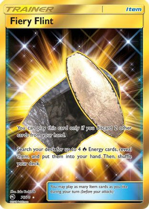 Fiery Flint (Secret) - 76/null [Dragon Majesty] Holofoil