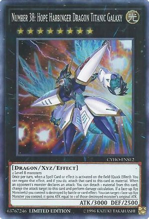 Number 38: Hope Harbinger Dragon Titanic Galaxy [CYHO-ENSE2] Super Rare