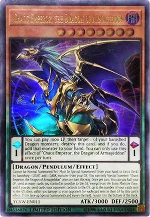 Chaos Emperor, the Dragon of Armageddon [YCSW-EN011] Ultra Rare