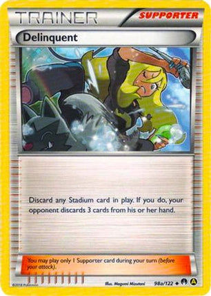 Delinquent - 98a/122 [Alternate Art Promos] Holofoil