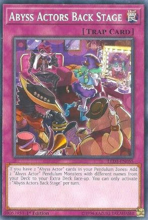 Abyss Actors Back Stage (Common / Short Print) [LED3-EN055] 1st Edition