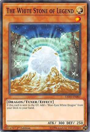 The White Stone of Legend (Common / Short Print) [LED3-EN007] 1st Edition